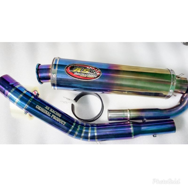 Knalpot Vixion Bluemoon Knalpot AS RACING Vixion new old Nva NvL Vixion Fullsystem