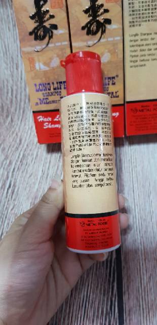 Metal Shampoo Merah 100 ml