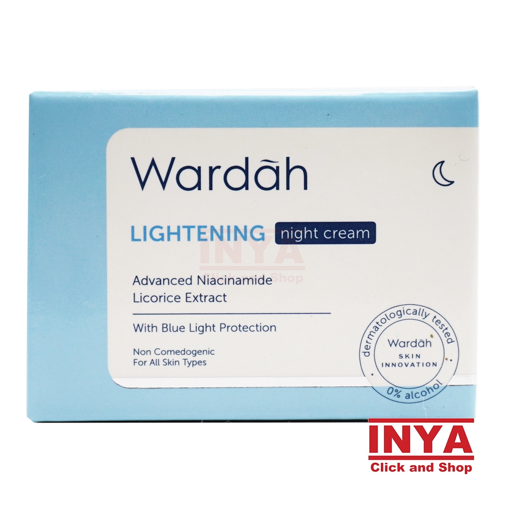 WARDAH LIGHTENING NIGHT CREAM 30gr - Krim Wajah Malam