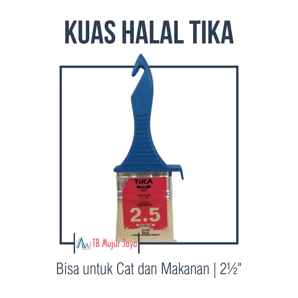 

Kuas Cat Halal Tika / Indaco 2,5 inch