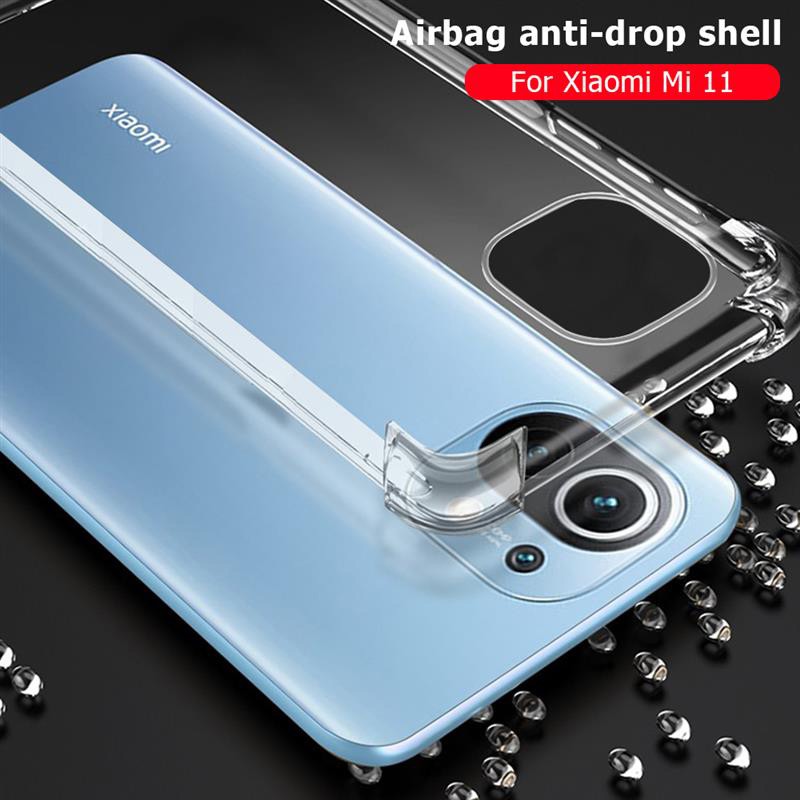 Soft Case Silikon Xiaomi Mi 11 Xiaomi 11 Lite Xiaomi 11 ultra Bening Transparant Airbag Anti Crack Tebal