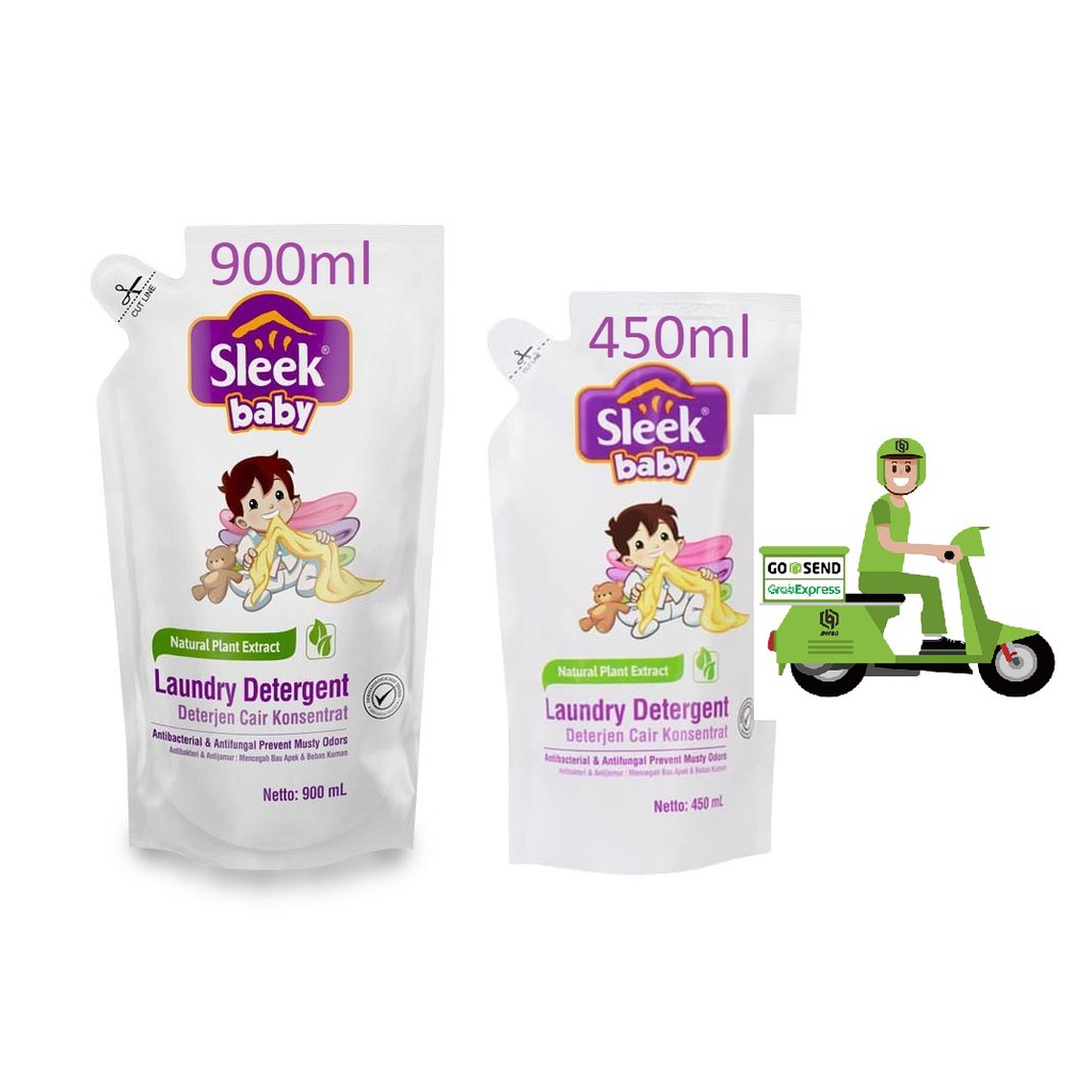 Sleek Baby Laundry Detergent REFILL - Deterjen Pakaian Khusus Anak