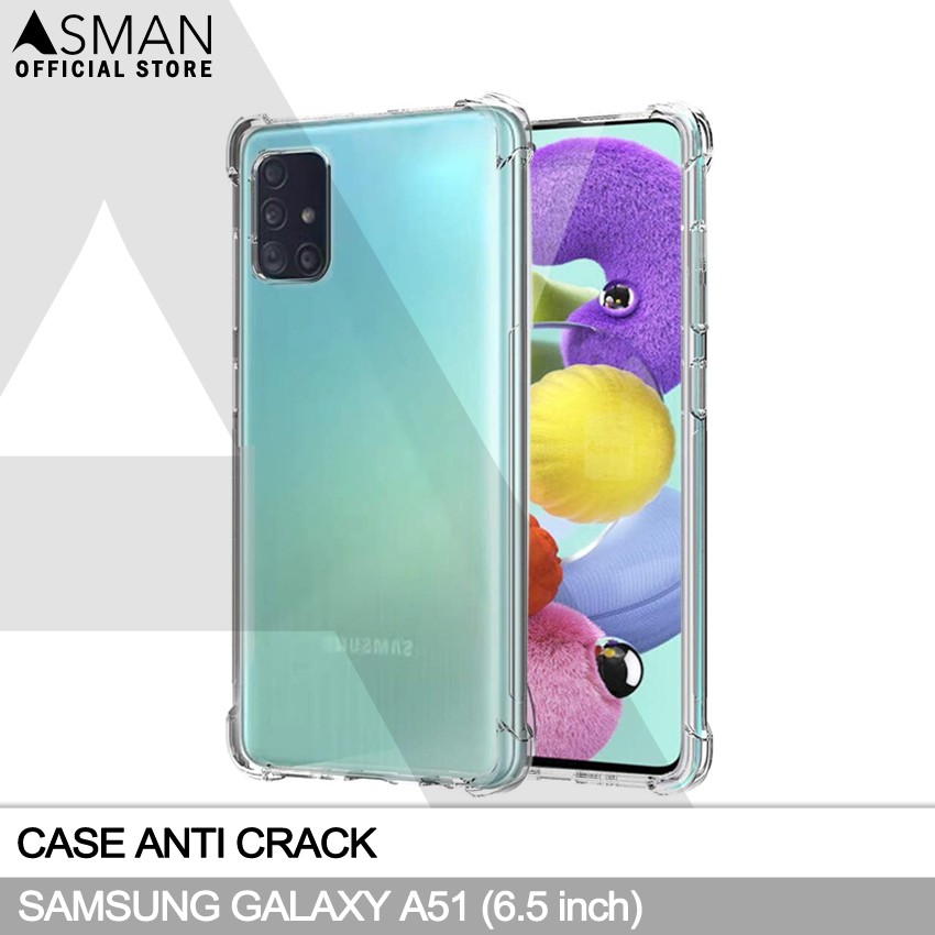 Anti Crack Samsung Galaxy A51 (6.5&quot;) | Soft Case Anti Bentur - Clear