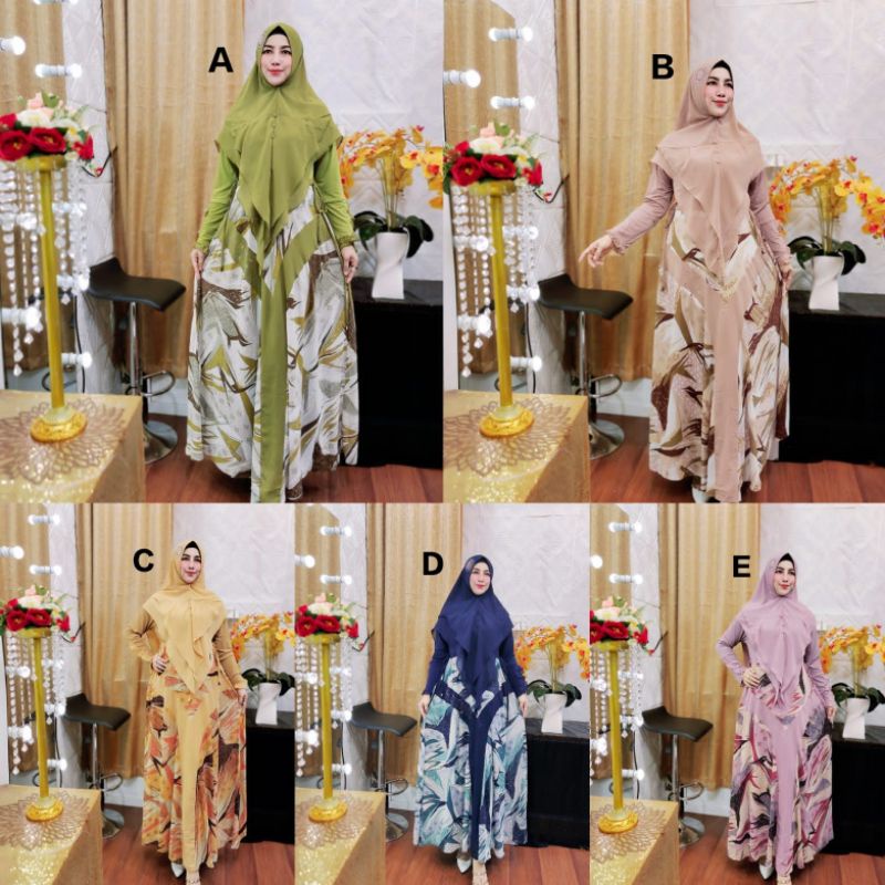 READY SIAP KIRIM BARINDA SYARI MOTIF BY YUMNA ORIGINAL