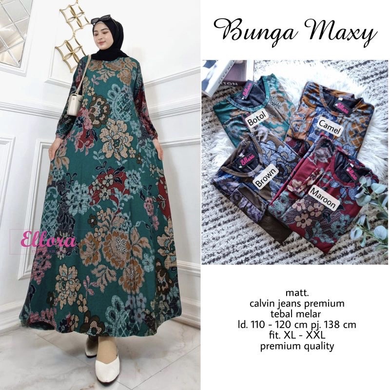 Carmy Dress 2 - Gamis Calvin Jeans Terbaru LD110+ / 023-6638