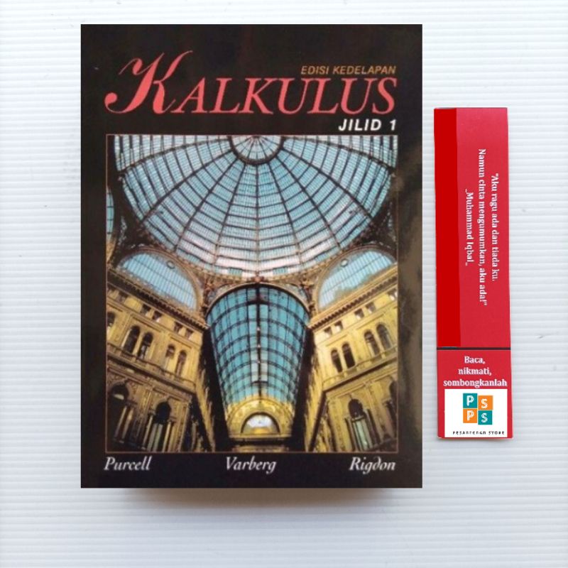 BUKU ORIGINAL Kalkulus Edisi 8 jilid 1 kalkulus Purcell Penerbit Erlangga