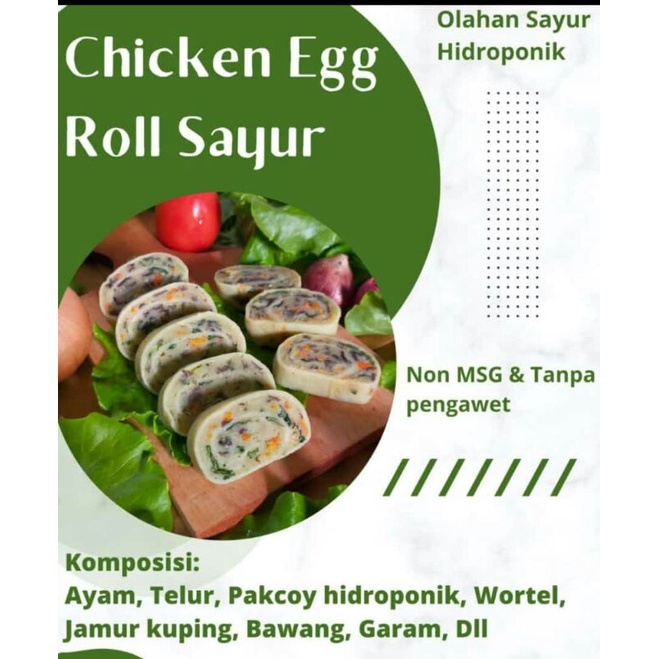 

TOSERBA-Chicken egg sayur