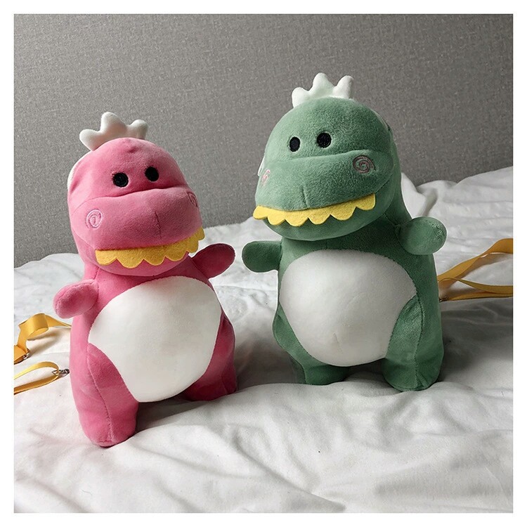 Boneka Tas Selempang Bahu Anak Dinosaurus Motif Kartun Dinosaurus
