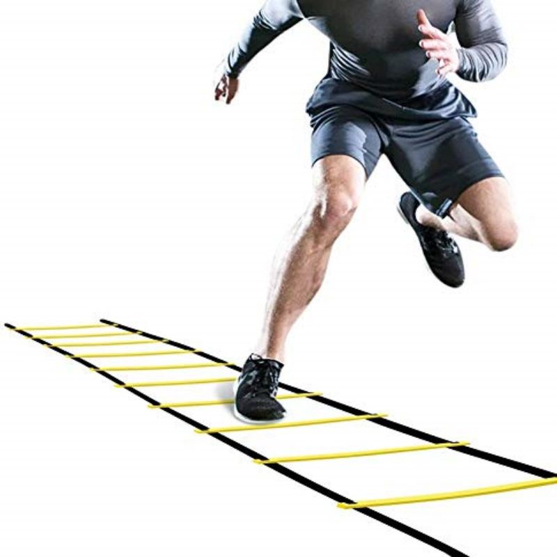 6m Agility Ladder Speed Ladder Drills Training/Tangga Ketangkasan kelincahan (6m 12 Bilah)