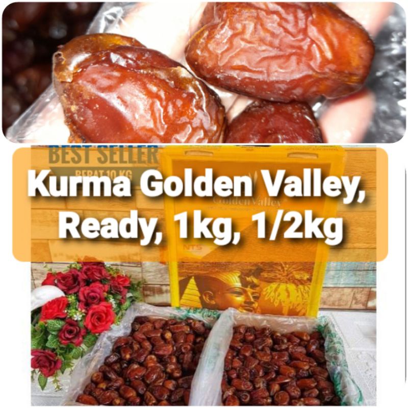 Kurma Golden Valey 1 Kg TERLARIS, Kurma Mesir Kurma Gv, Kurma Golden Valley, Enak Kurma Murah,kurma 