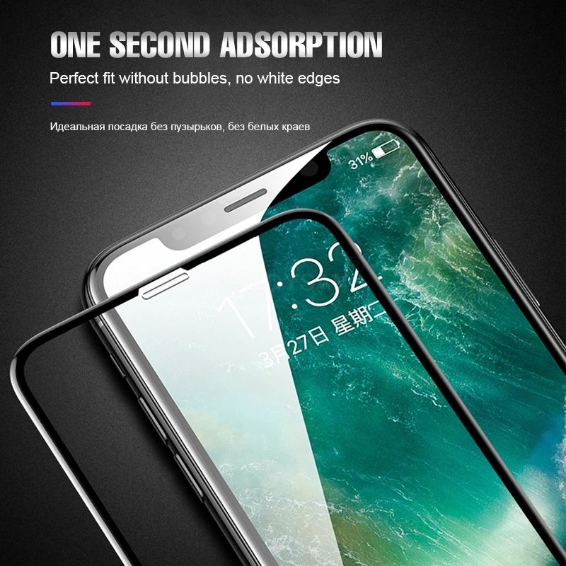 Pelindung Layar Tempered Glass 9h Hd Transparan Untuk Compatible For iPhone X Xs 6 6s 7 8 Plus 11 Pro Max Xr Se2