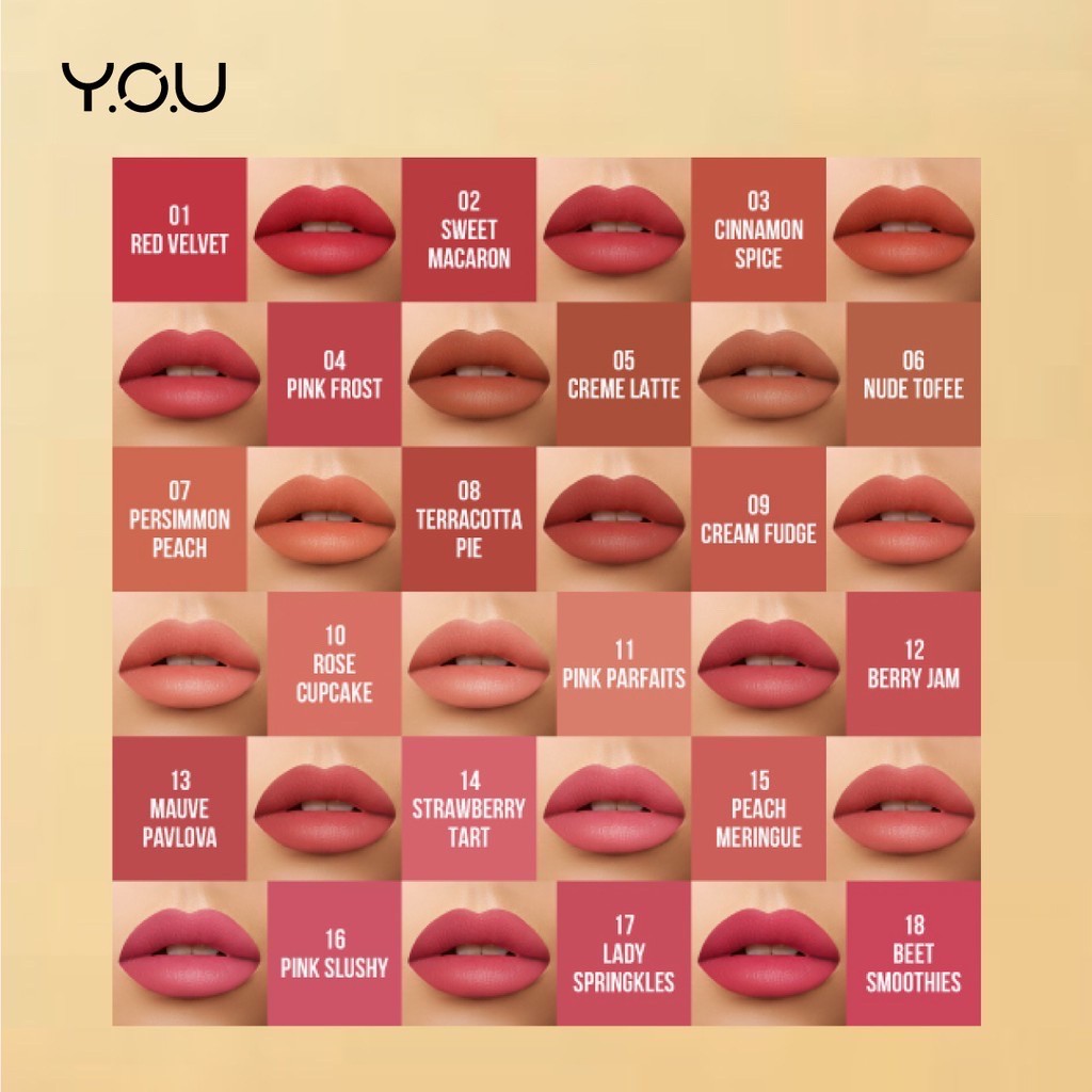 YOU The Gold One New Rouge Satin Lip Cream