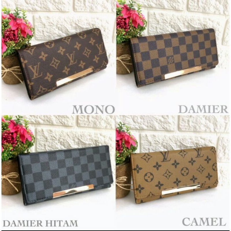 DOMPET LV ZIGA dompet behel lipat panjang wanita