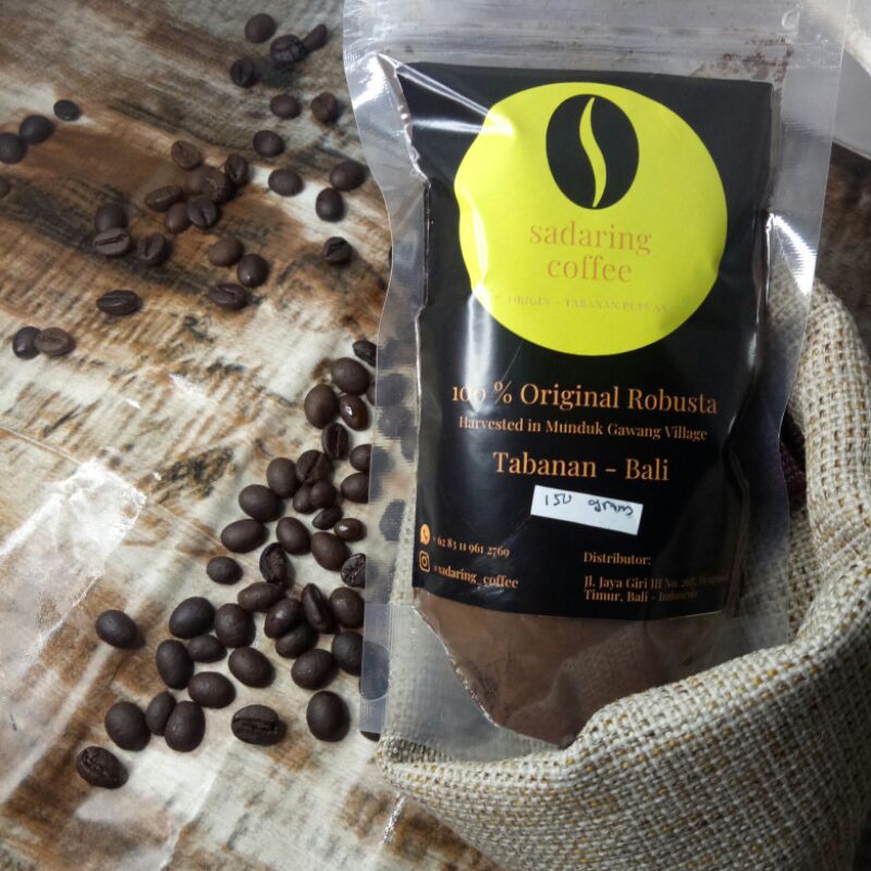 

sadaring_coffee150gram, kopi robusta,tabanan pupuan,kopio riginal,coffee,kopi hitam, bubuk kopi