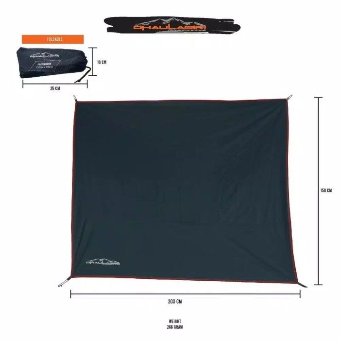 Dhaulagiri Footprint Multifungsi 1.5 x 2 Meter
