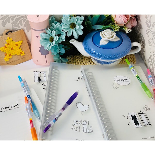 

FILE BINDER A5 TRANSPARANT CUTIE GIMEN TAIWAN