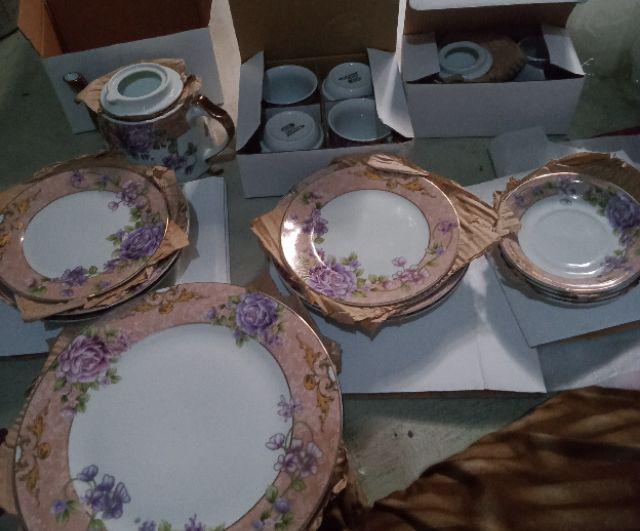 100% Original Vicenza Perangkat Makan Piring Gelas Dinner Set D88