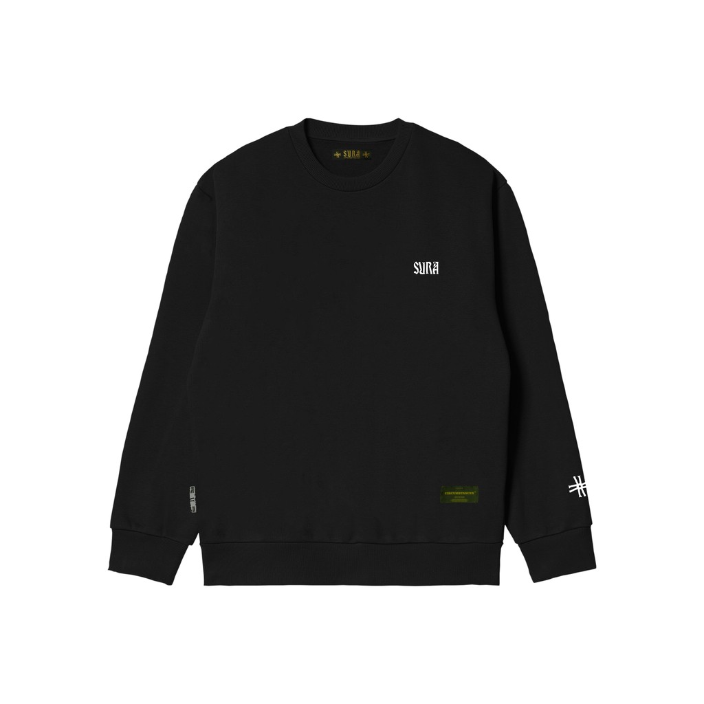 Sura Positiva - Sweater Crewneck (Primary Base) Black