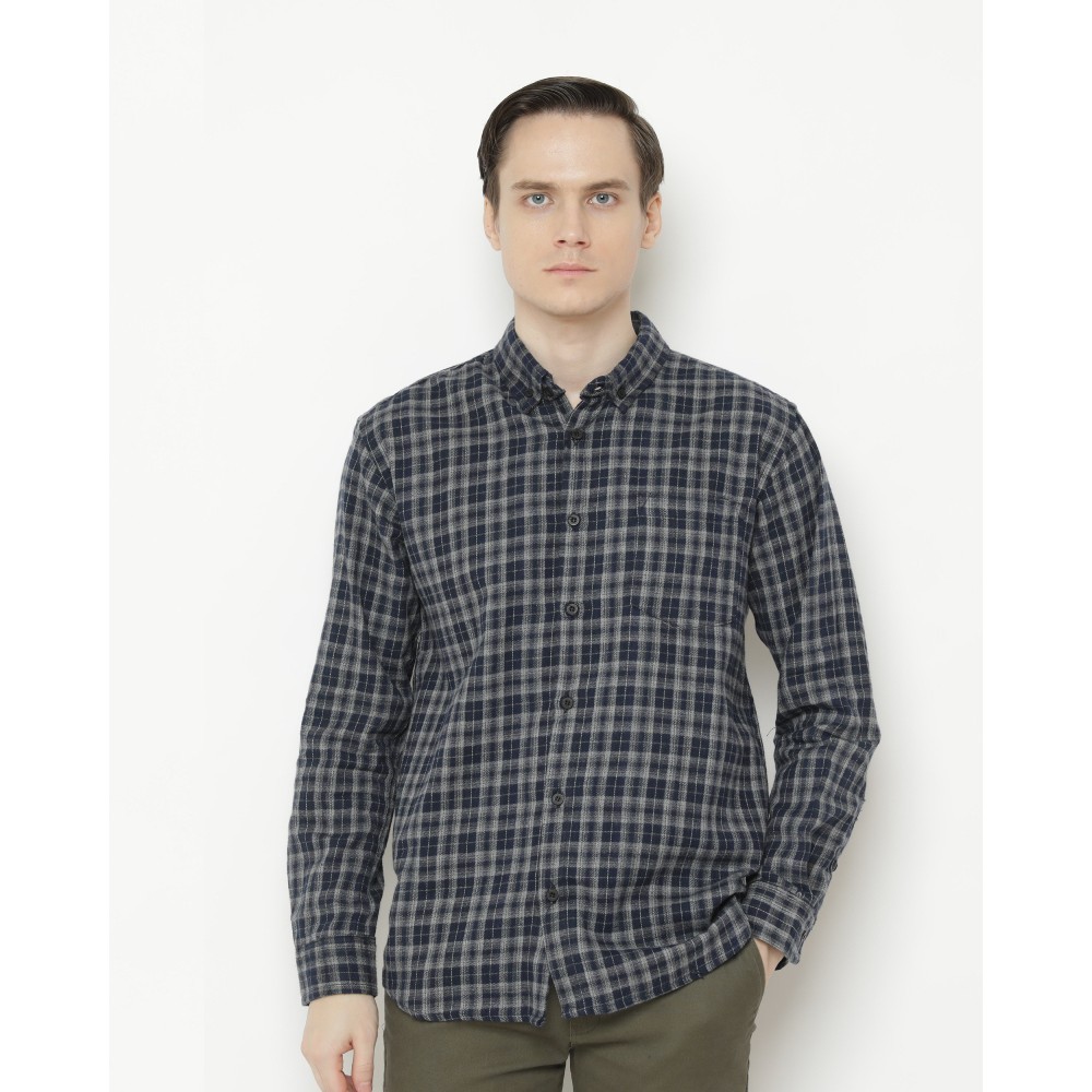 

Erigo Flannel Kronos White-Navy