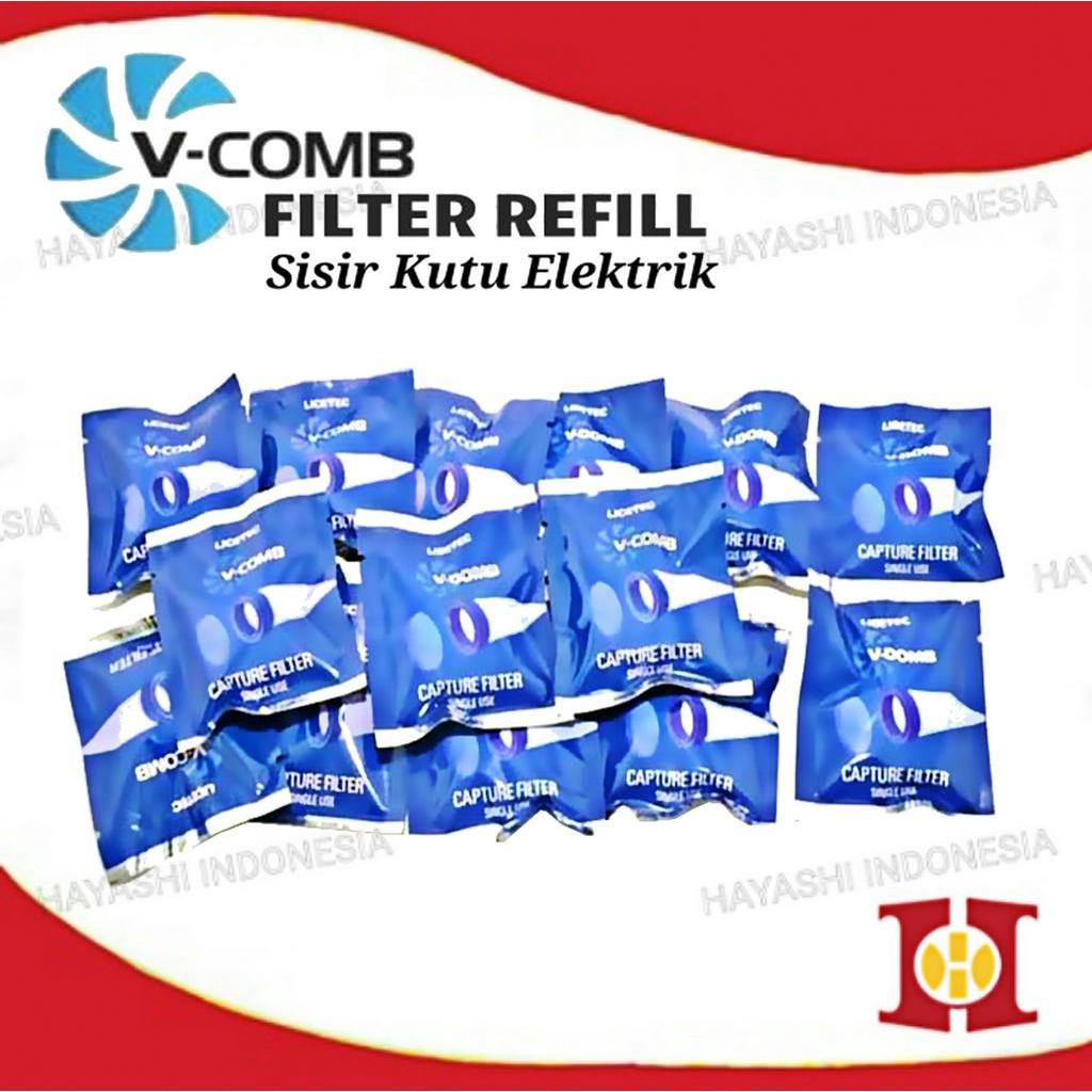 Filter Refill Sisir Kutu Elektrik V Comb