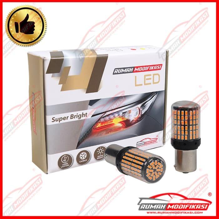 Lampu Mobil / Rm - Super Bright Led - Py21W - 12V - Lampu Sein - Led - Yellow