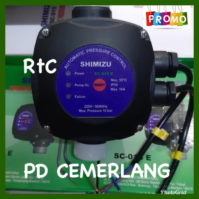 Otomatis pompa pendorong shimizu pressure control booster pump