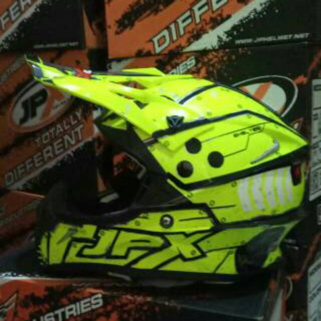 HELM JPX CROSS X20 HIJAU