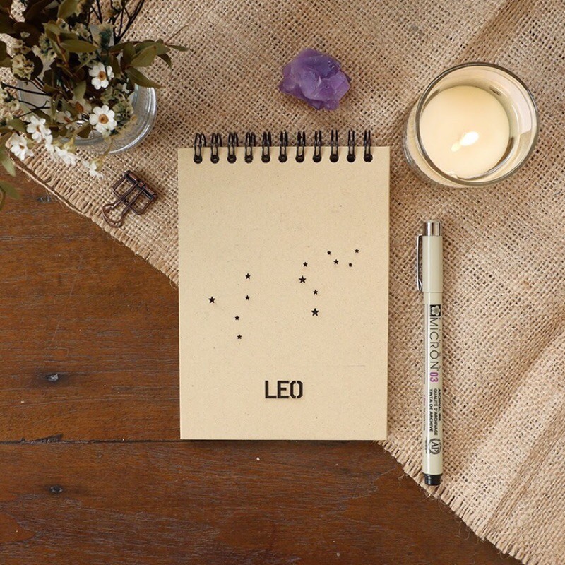 

Otterspace Studio | [PO] Leo - Zodiac Signs Constellations Ring Notebook / Astrology / Horoscope / Rasi Bintang Zodiak