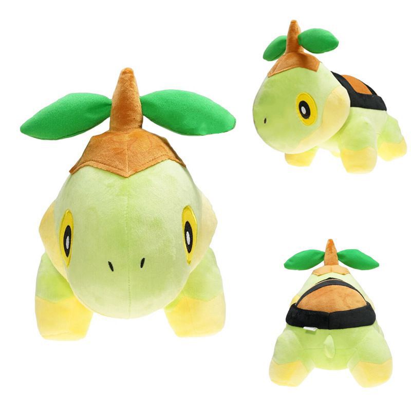 Pokemon Turtwig Plush Dolls Soft Figure Stuffed Animal Turtle Toy Kids Xmas Gift