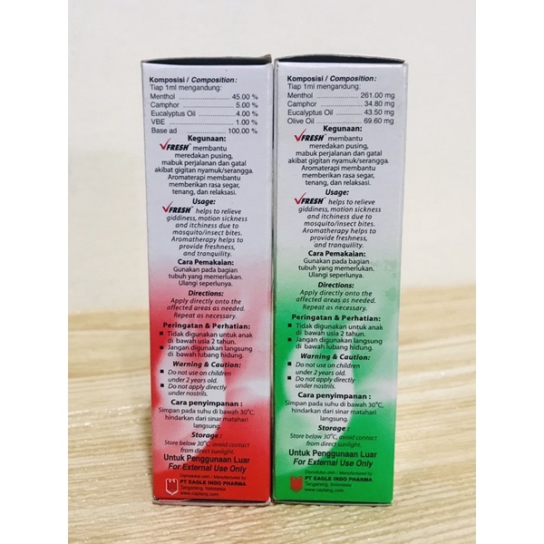 VFresh Roll On Aromatherapy | VFresh Original | VFresh Hot