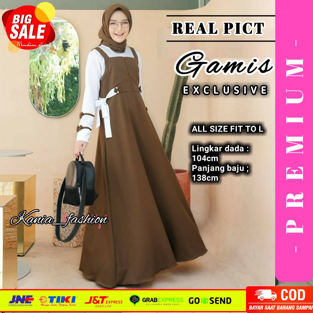 Gamis Remaja Zahwa Ori Shofiya Remaja Modis Murah Kekinian  Sadira Terbaru  G33