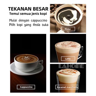 LAHOME Mesin Kopi Espresso Mesin Kopi Mesin Pembuat Kopi LAHOME Mesin Kopi Espresso Mesin Kopi Mesin Pembuat Kopi