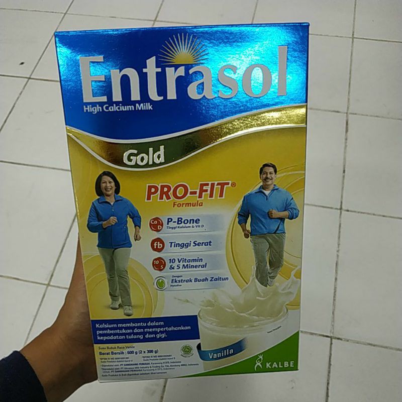 

Entrasol Gold Vanila 600gram