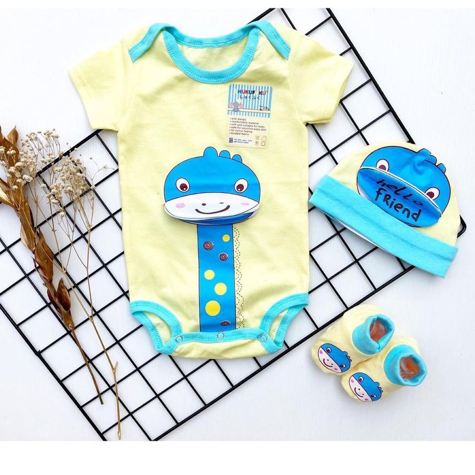 Paling Diminati Hampers Hello Giraffe Baju Jumper Topi Sepatu Giftset Kado Lahiran Hampers Anak Bayi