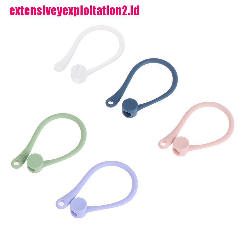 &lt; E2id &amp; &gt; 1 Pasang Strap Earhook Anti Hilang Untuk Earphone Wireless Airpods