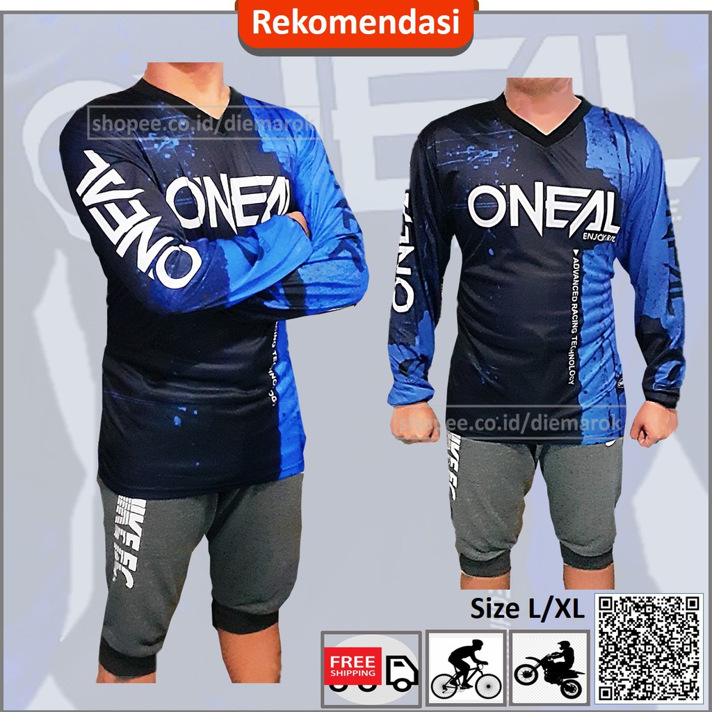  Kaos  Jersey Sepeda  MTB  Oneal New Model Baju Jersy Sepeda  