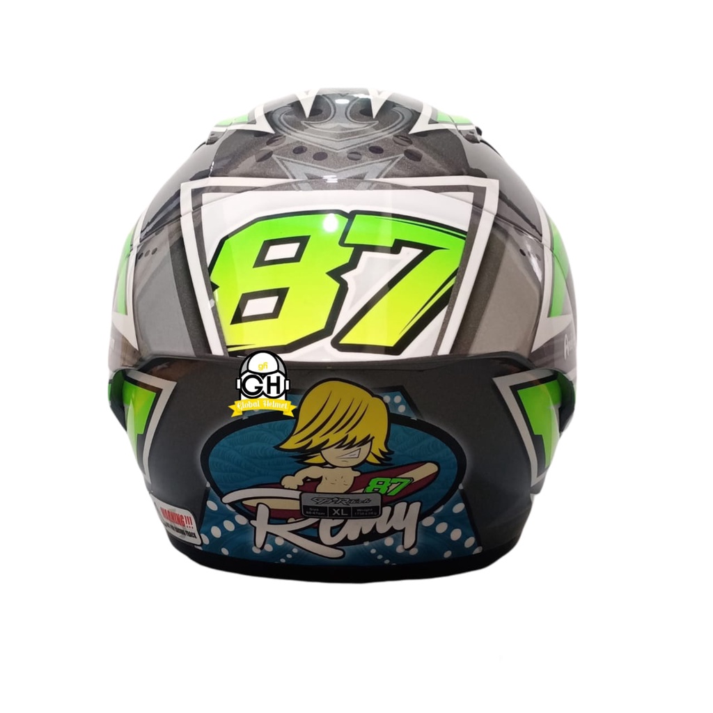 NHK HELM GP R TECH STREET REMY GREY GREEN GP R TECH GPR TECH GP-R FREE HELMET CARE