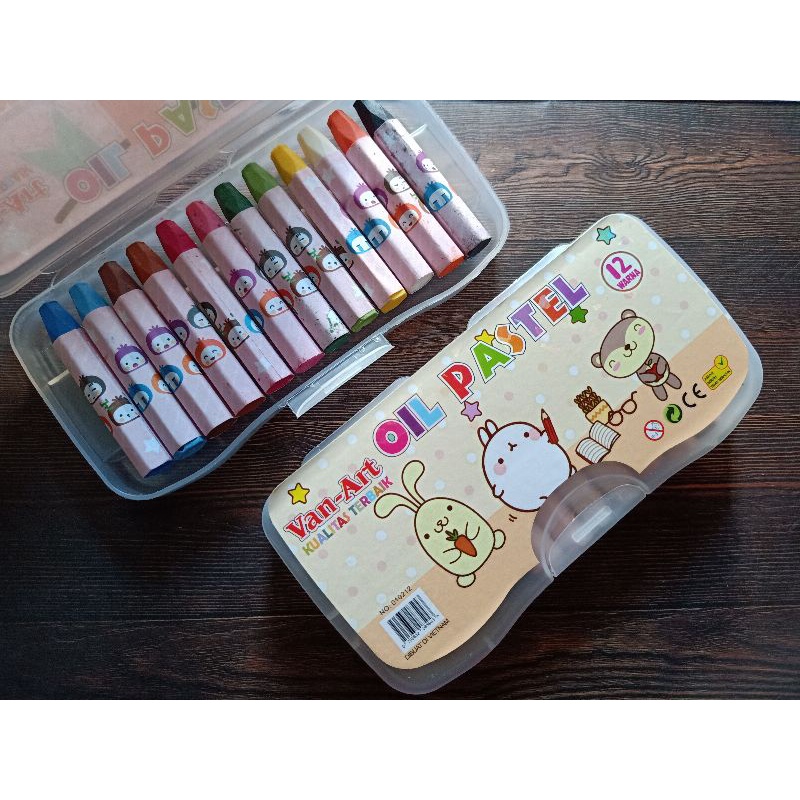 

((dian)) Crayon oil pastel vant - art murah untuk perlengkapan menggambar anak2