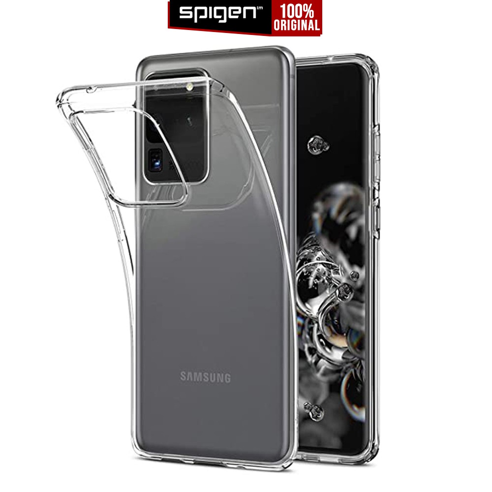 

Case Samsung Galaxy S20 Ultra / S20 Plus / S20 Spigen Liquid Crystal Clear Transparan Casing