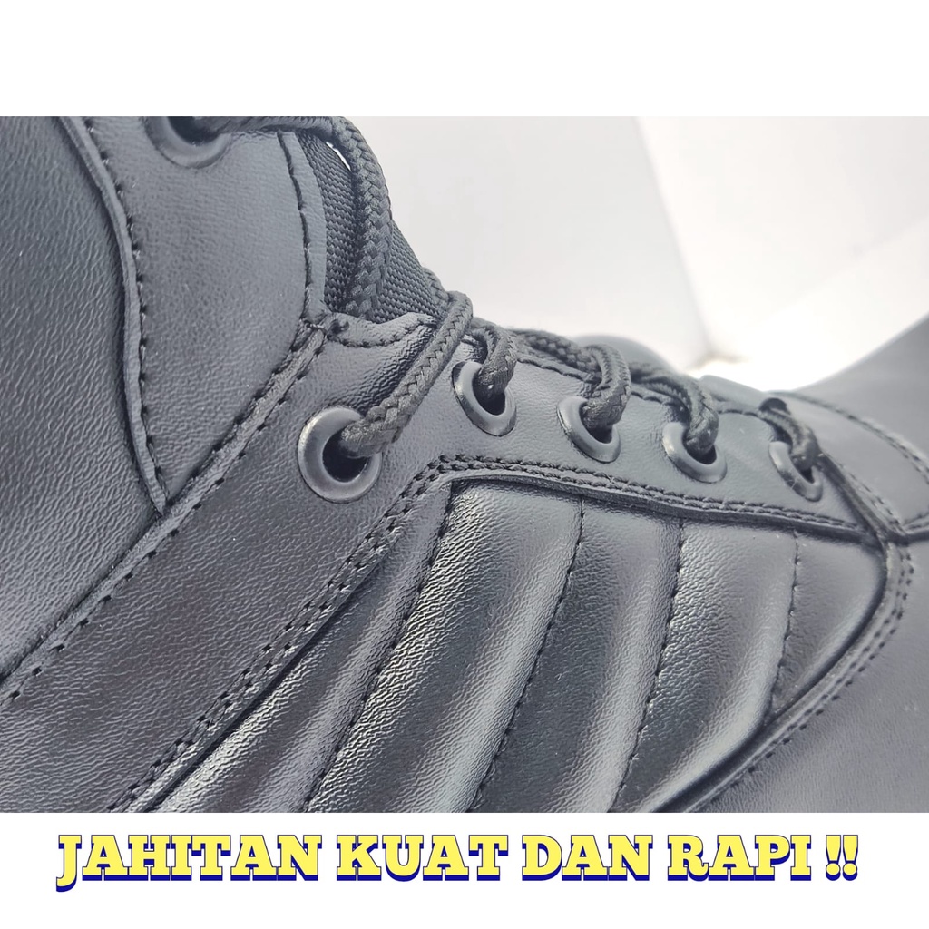 SEPATU PDL RADIAL TNI POLRI SECURITY OUTSOLE RADIAL HITAM DOFF TERLARIS!!