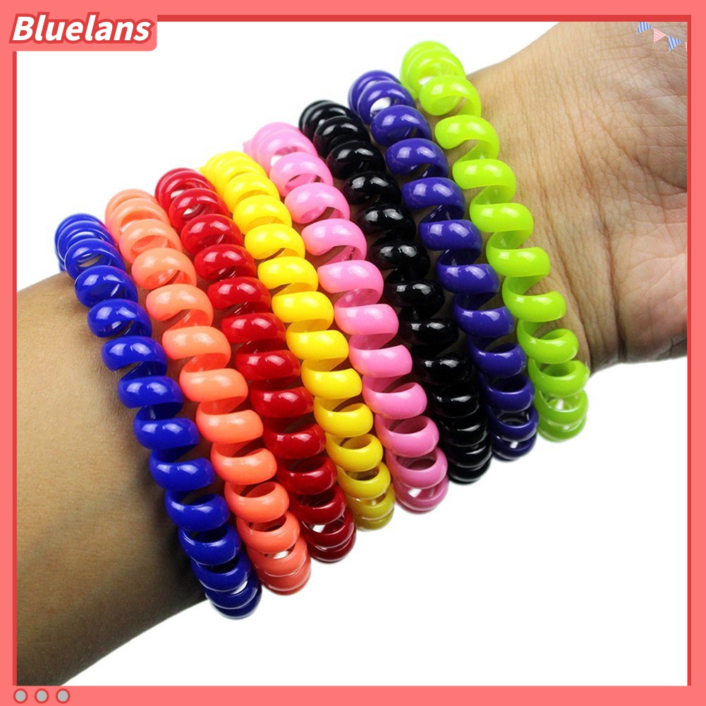 6pcs Gantungan Kunci Spiral Warna-Warni Untuk Gym / Kolam