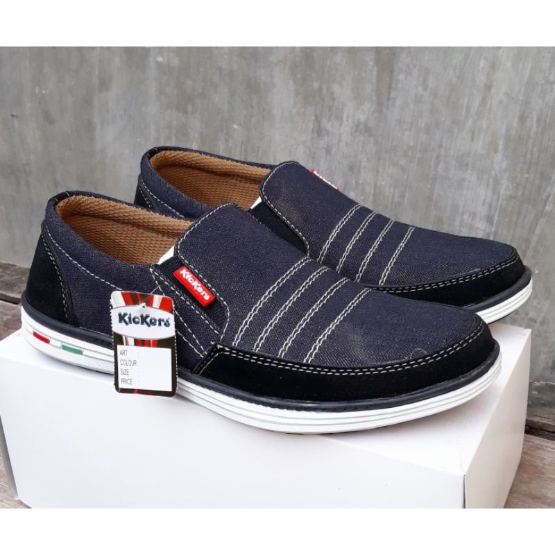 Sepatu Casual Slip On Pria Murah santai slop cowok