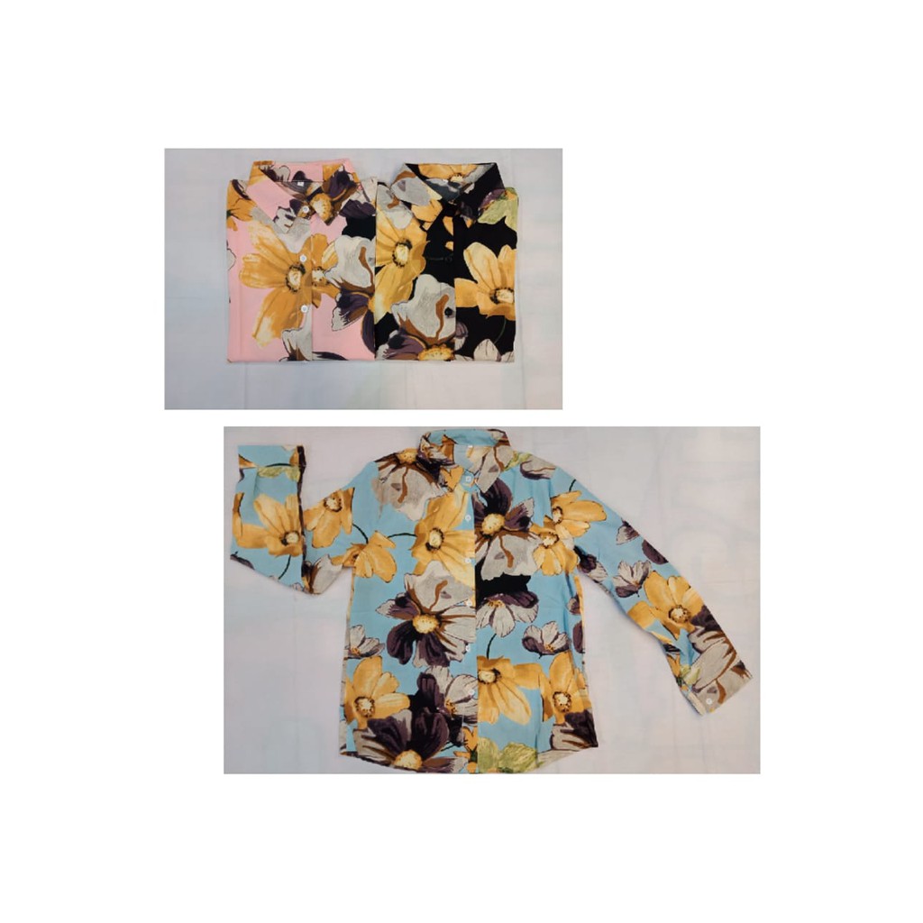 Pakaian Wanita Blouse Nathaniah Bunga