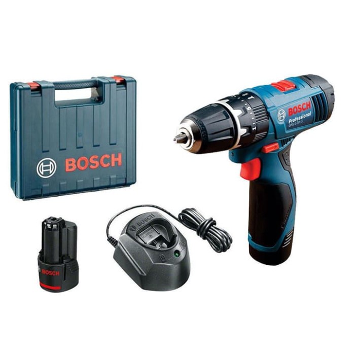 Bosch GSB 120-Li - 2 Baterai Mesin Bor Obeng Tembok Baterai