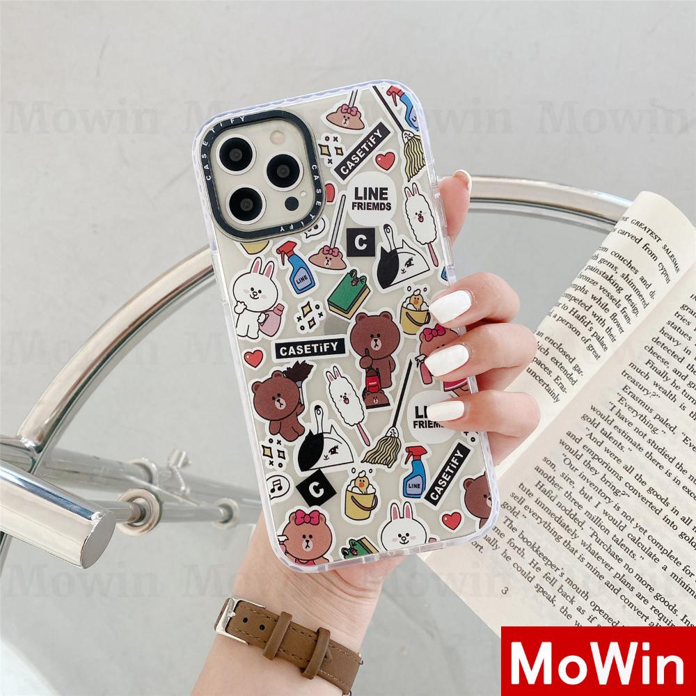 Mowin - Casing Silikon Iphone 11 7 8 Plus Se2020 Mini Xr 12 Xs 8 7plus Pro 11 8plus Max Motif Kartun