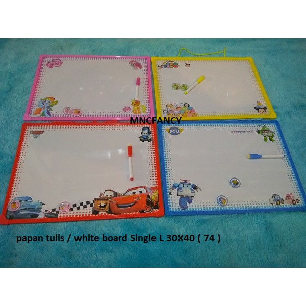 

Papan Tulis / White Board single L 30X40 ( 74 )