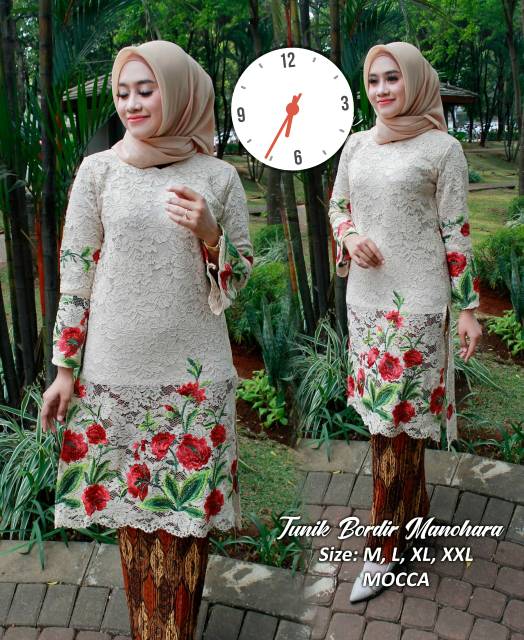 KEBAYA TUNIK BORDIR MANOHARA