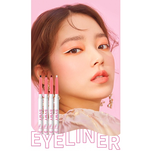 SVMY Eyeliner Mata Twisted Pink White Waterproof Tahan Air LA170 865