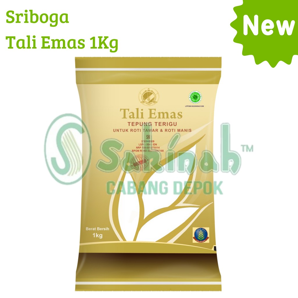 

Terbaru Tepung Terigu SRIBOGA TALI EMAS Premium 1 Kg