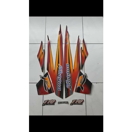 STICKER STRIPING LIS BODY SUZUKI SHOGUN 110 SHOGUN KEBO